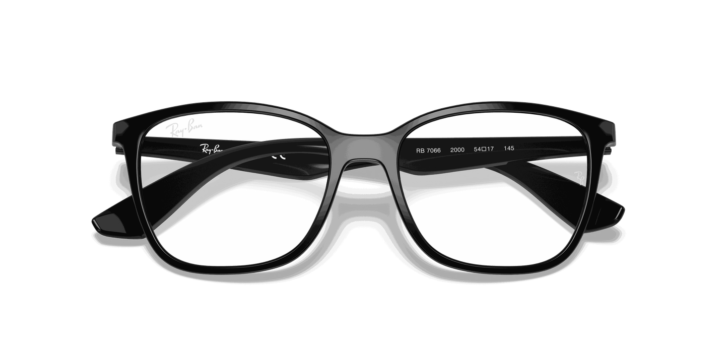 [Clear Lenses, Polished Black Frame]