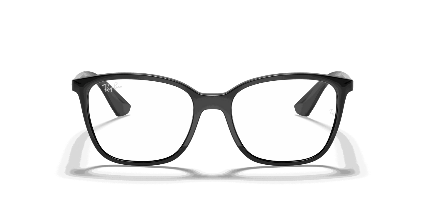 [Clear Lenses, Polished Black Frame]