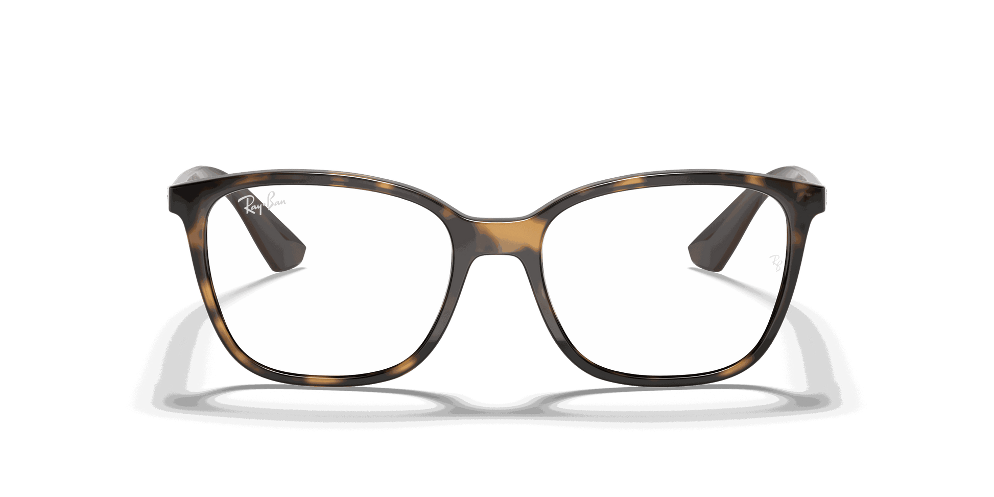[Clear Lenses, Polished Havana Frame]