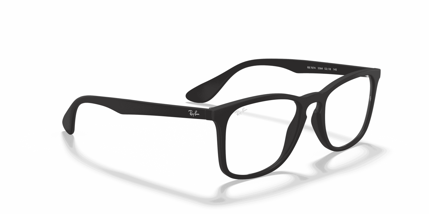 [Clear Lenses, Matte Rubber Black Frame]