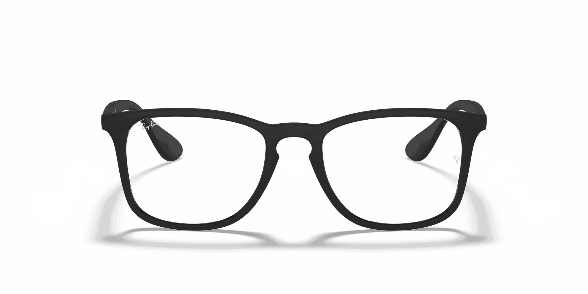 [Clear Lenses, Matte Rubber Black Frame]