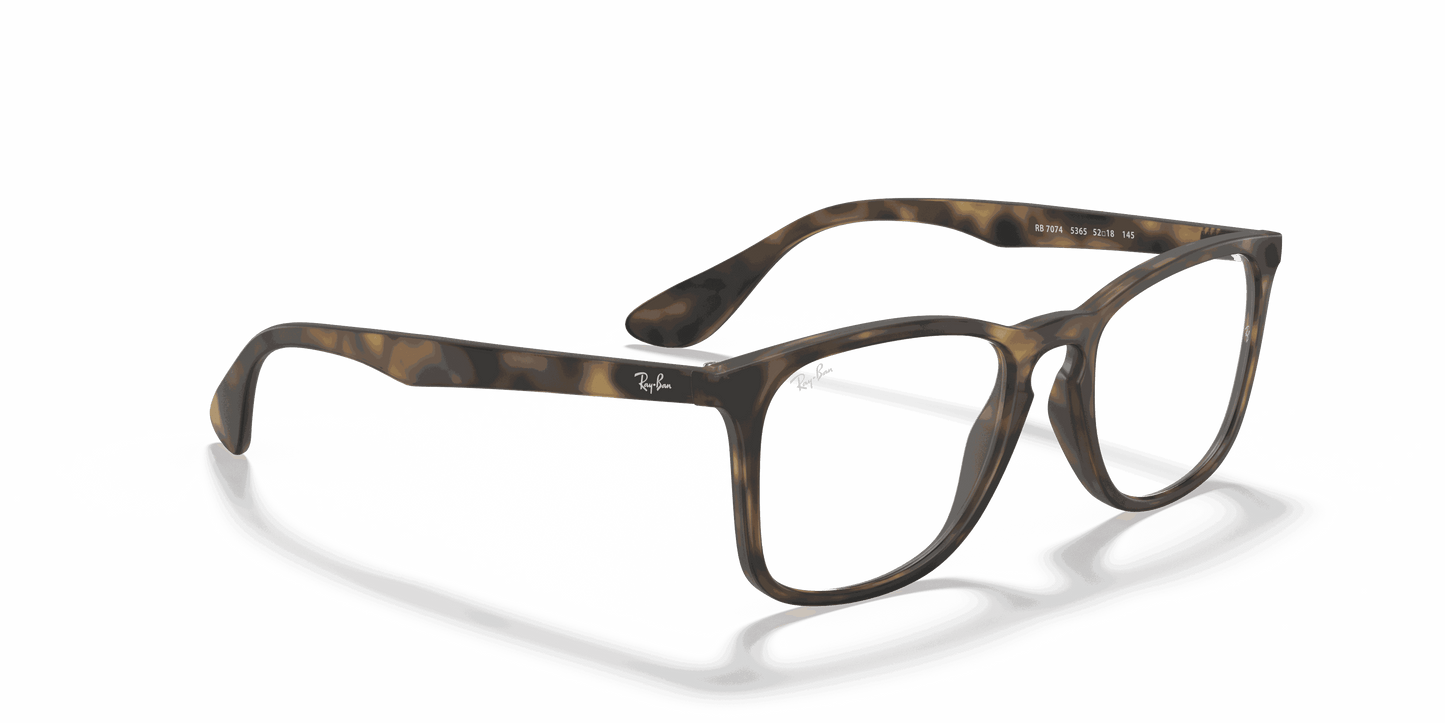 [Clear Lenses, Matte Havana Frame]