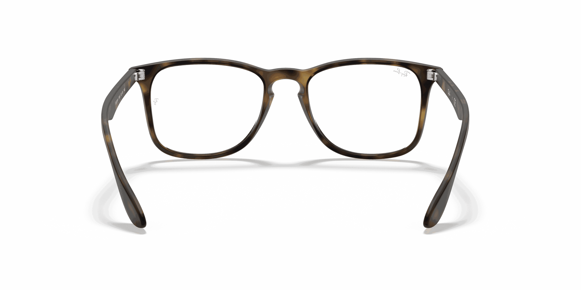 [Clear Lenses, Matte Havana Frame]