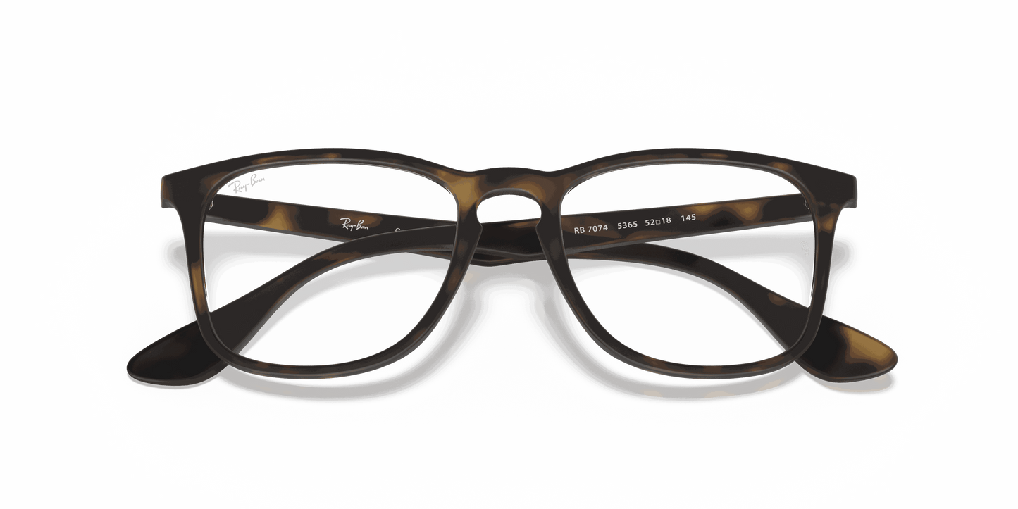 [Clear Lenses, Matte Havana Frame]