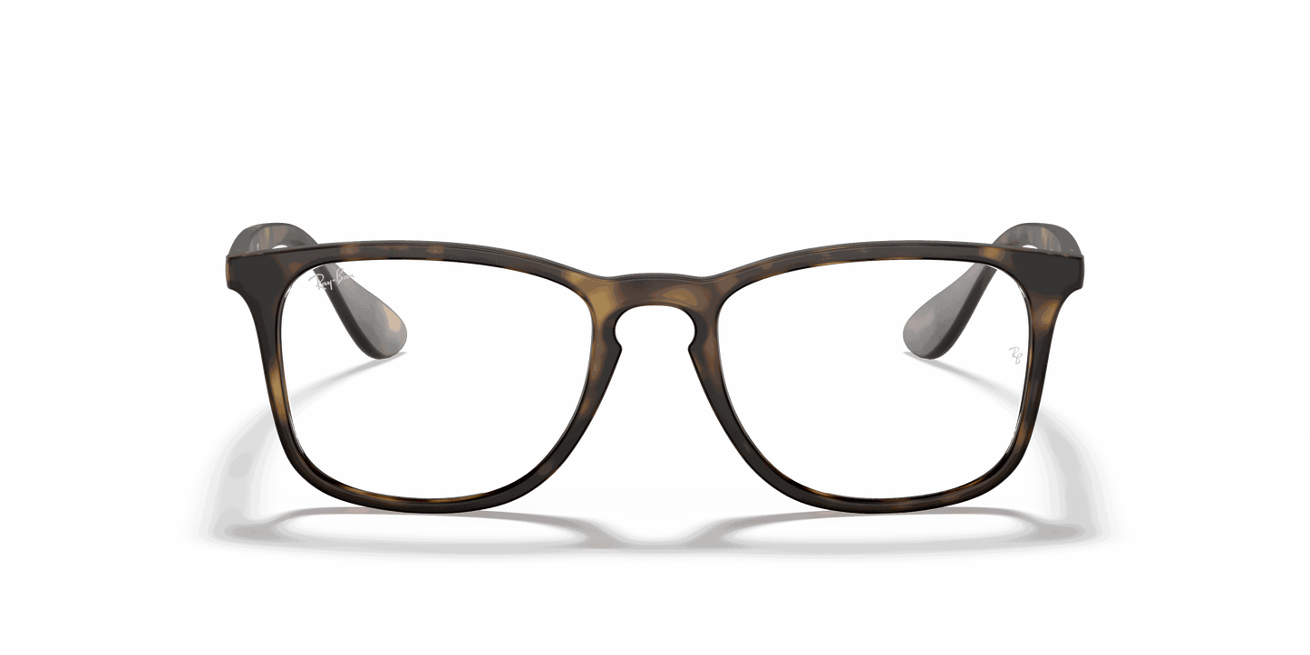 [Clear Lenses, Matte Havana Frame]