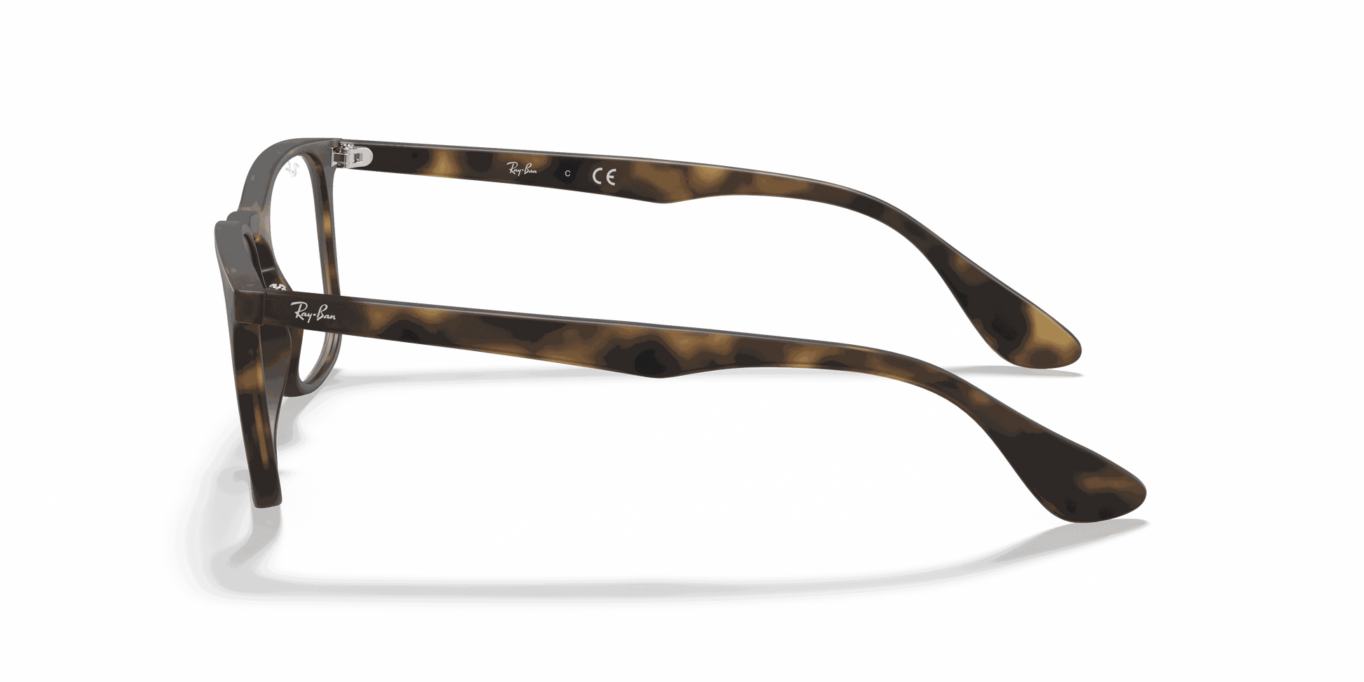 [Clear Lenses, Matte Havana Frame]