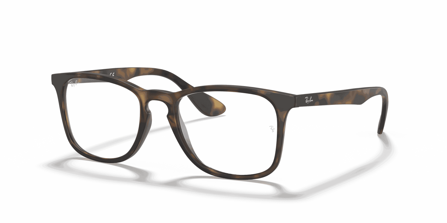 [Clear Lenses, Matte Havana Frame]