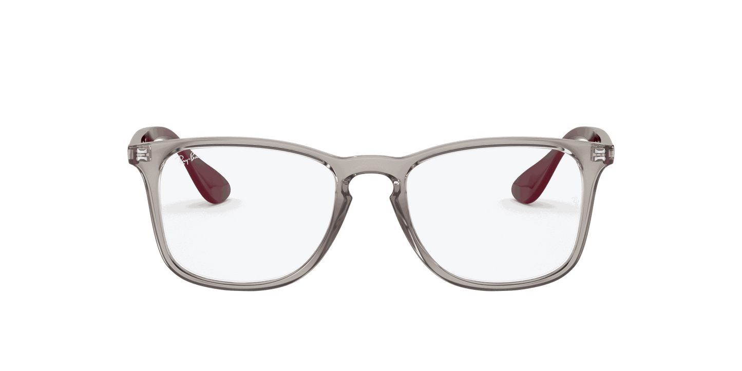 [Clear Lenses, Polished Transparent Grey Frame]