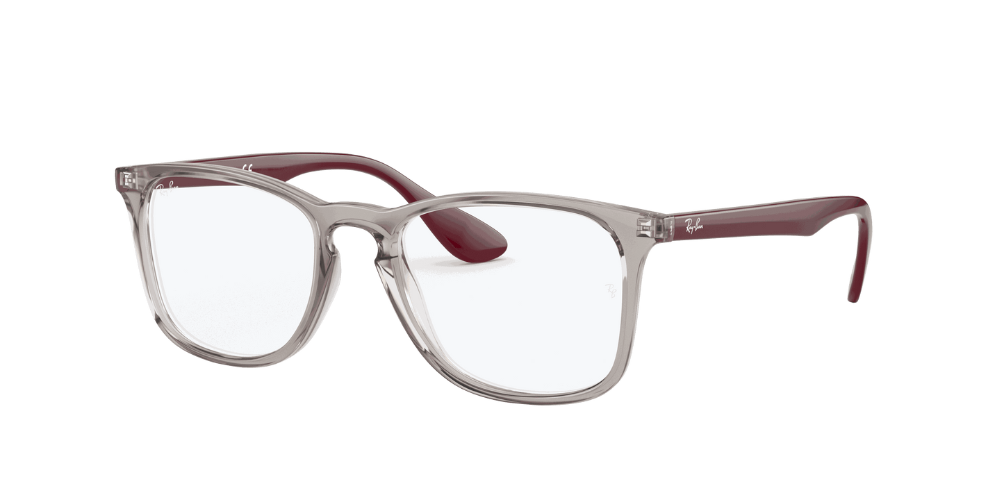 [Clear Lenses, Polished Transparent Grey Frame]