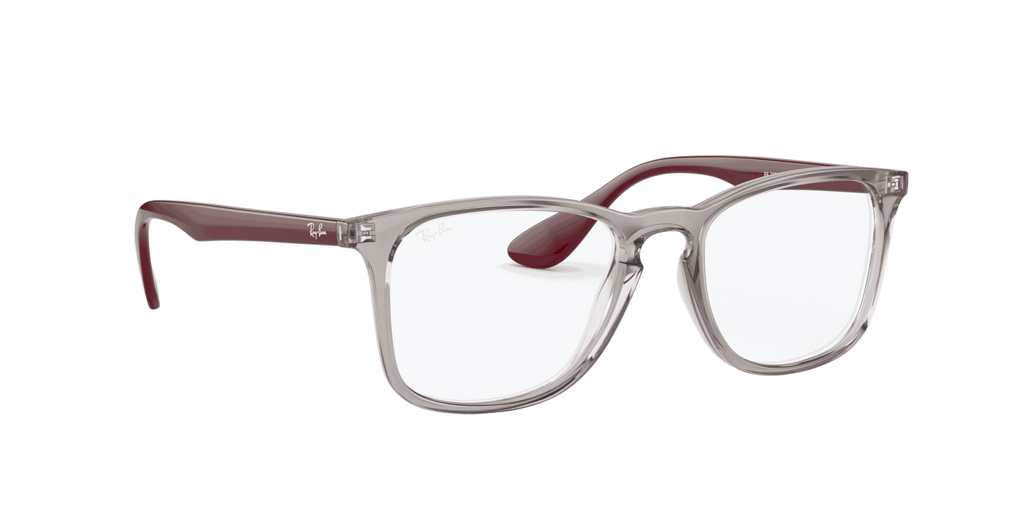 [Clear Lenses, Polished Transparent Grey Frame]