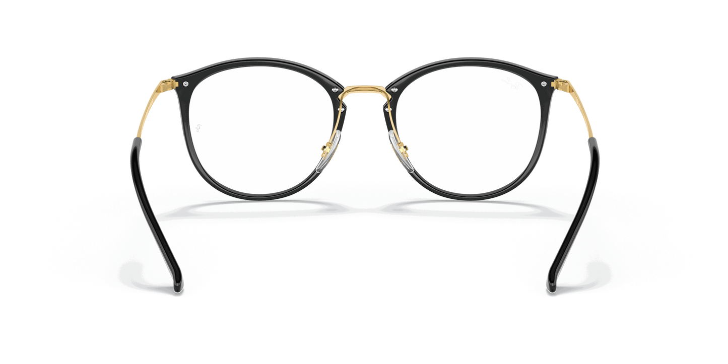 [Clear Lenses, Polished Black Frame]