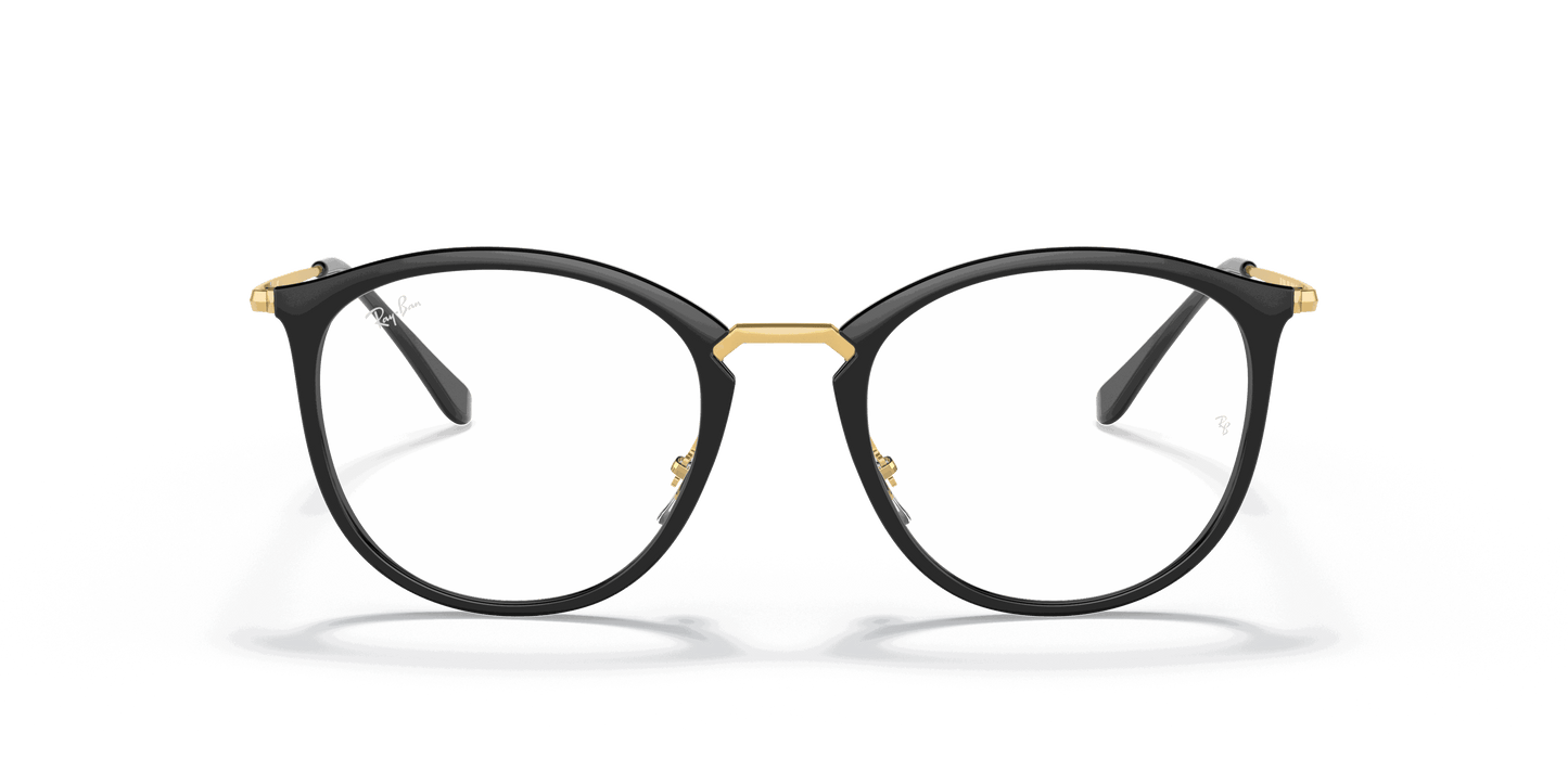 [Clear Lenses, Polished Black Frame]