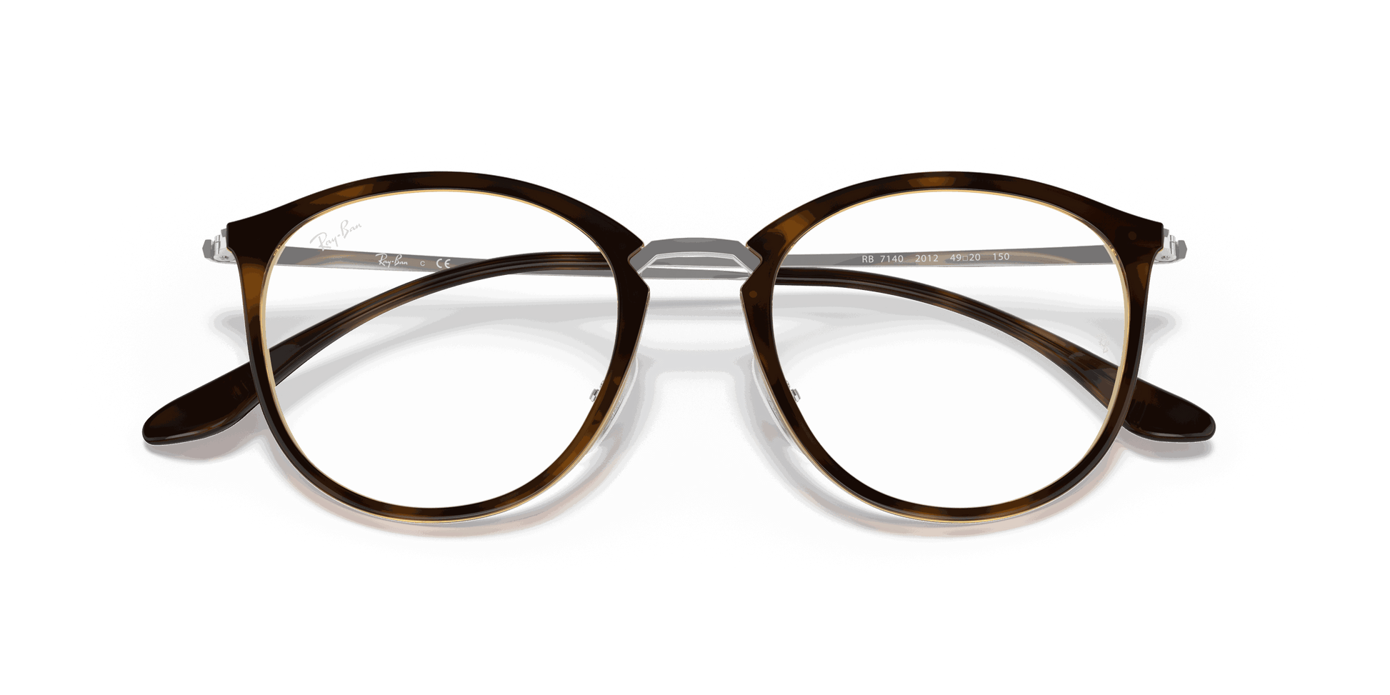 [Clear Lenses, Polished Havana Frame]