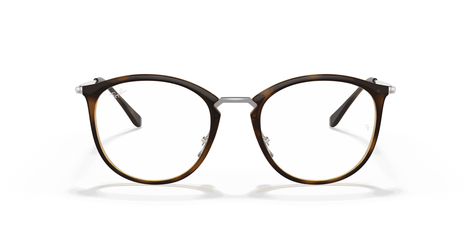 [Clear Lenses, Polished Havana Frame]