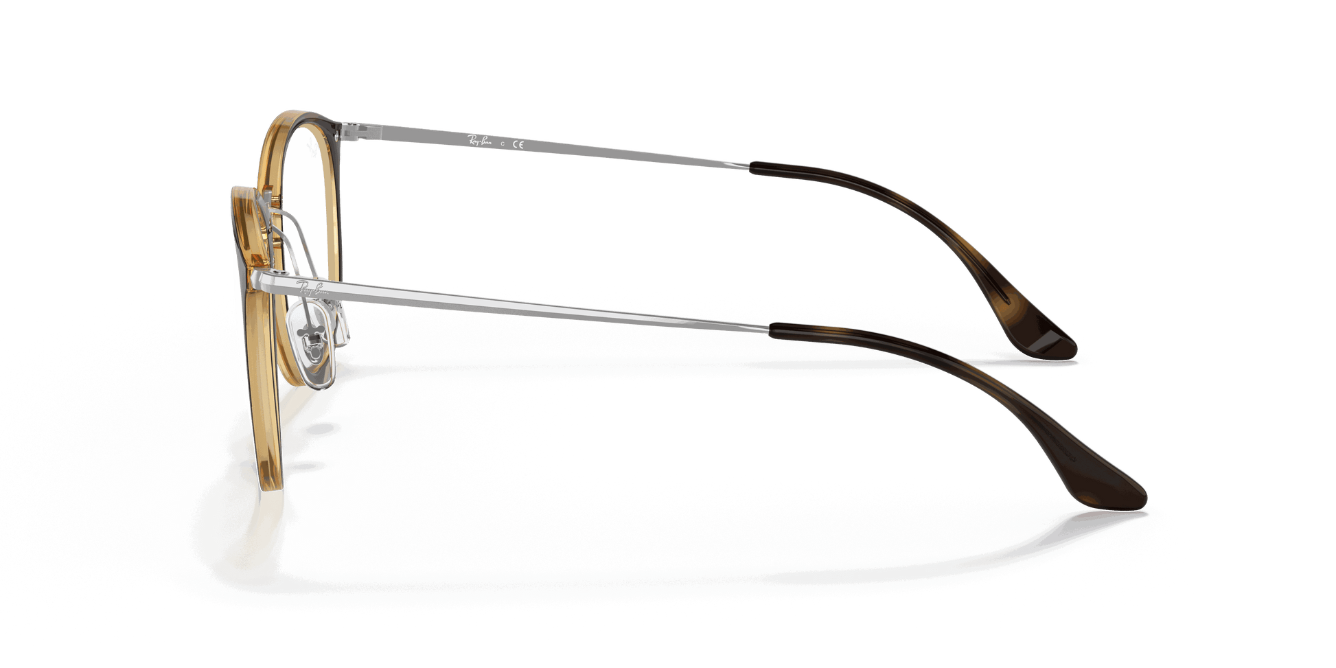 [Clear Lenses, Polished Havana Frame]