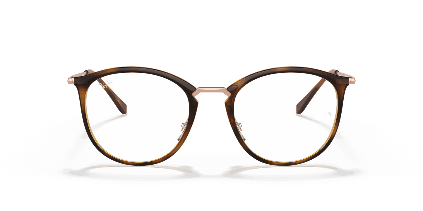 [Clear Lenses, Polished Striped Havana Frame]