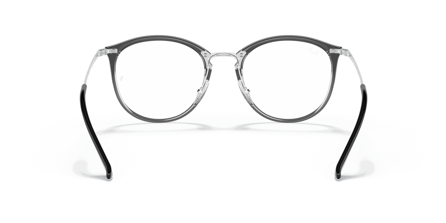 [Clear Lenses, Polished Black On Transparent Frame]