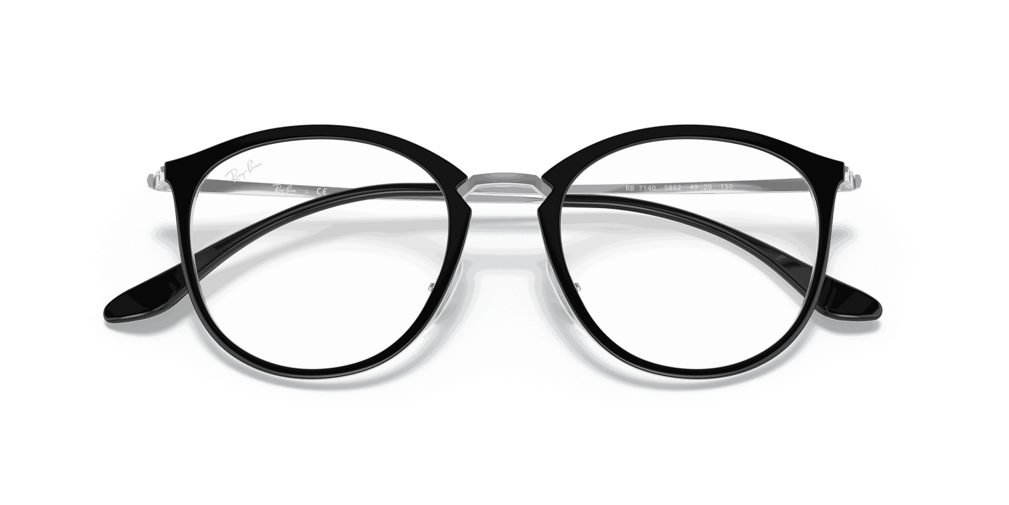 [Clear Lenses, Polished Black On Transparent Frame]