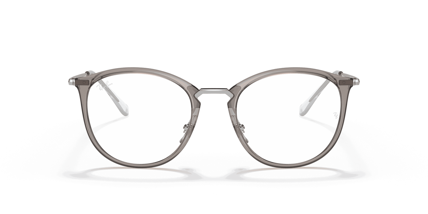 [Clear Lenses, Polished Transparent Grey Frame]