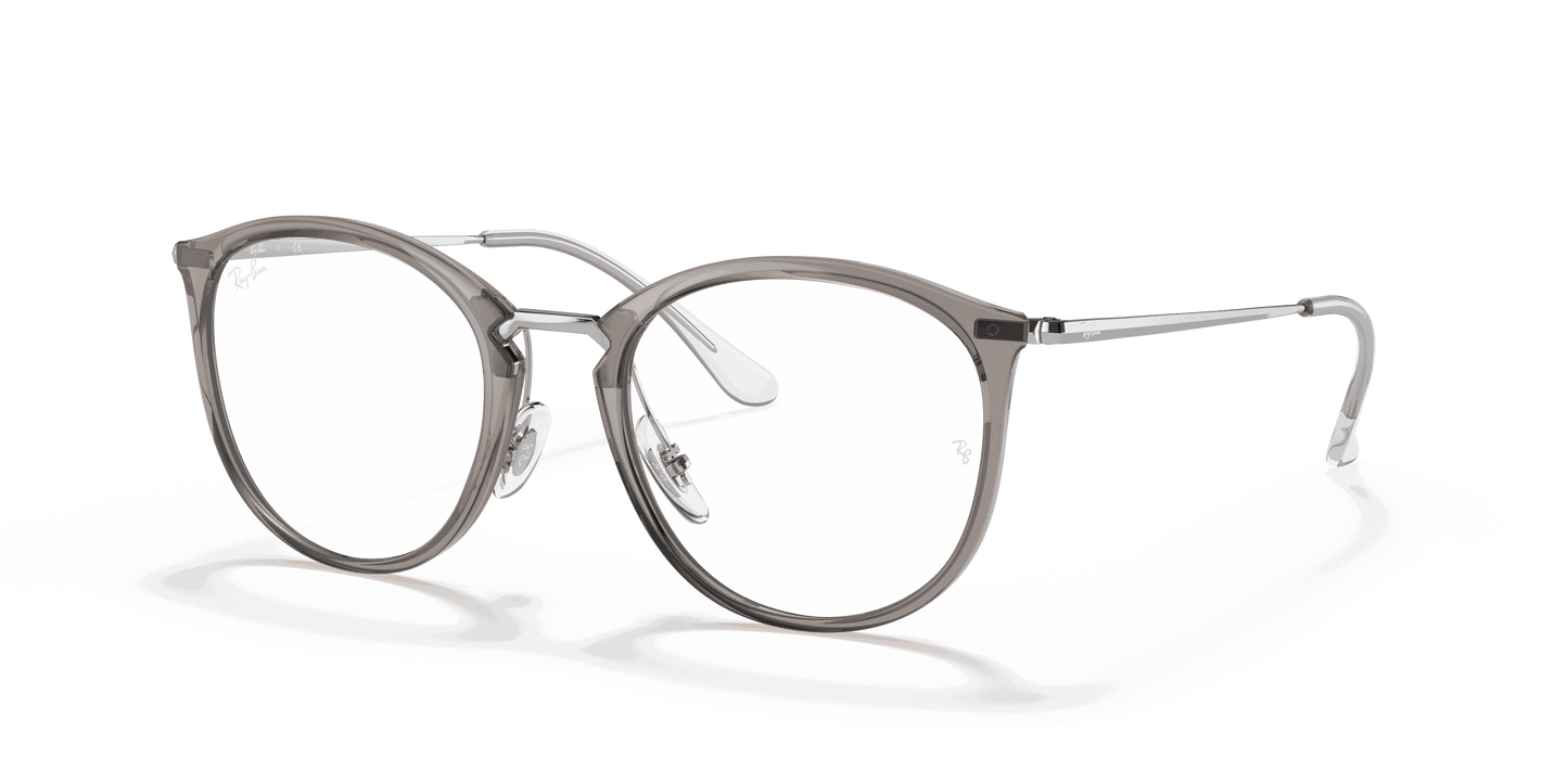 [Clear Lenses, Polished Transparent Grey Frame]