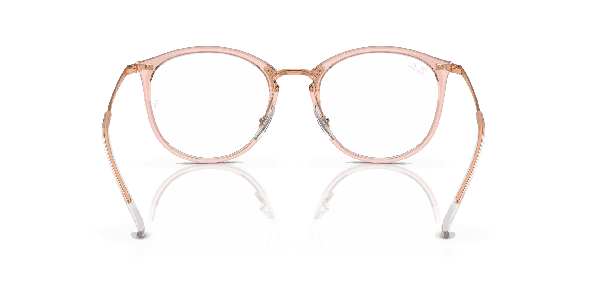 [Demo Lens Lenses, Polished Transparent Pink Frame]