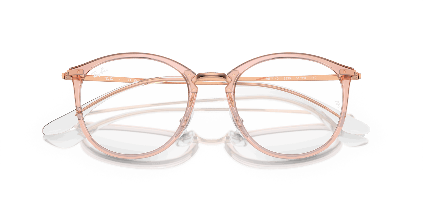 [Demo Lens Lenses, Polished Transparent Pink Frame]