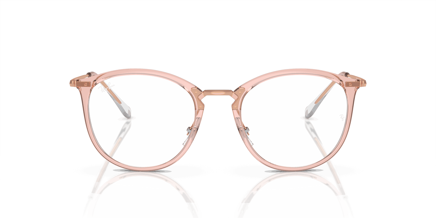 [Demo Lens Lenses, Polished Transparent Pink Frame]
