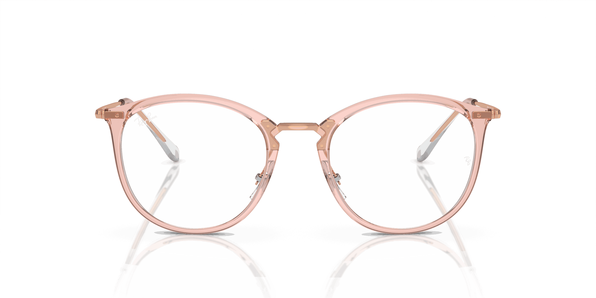 [Demo Lens Lenses, Polished Transparent Pink Frame]