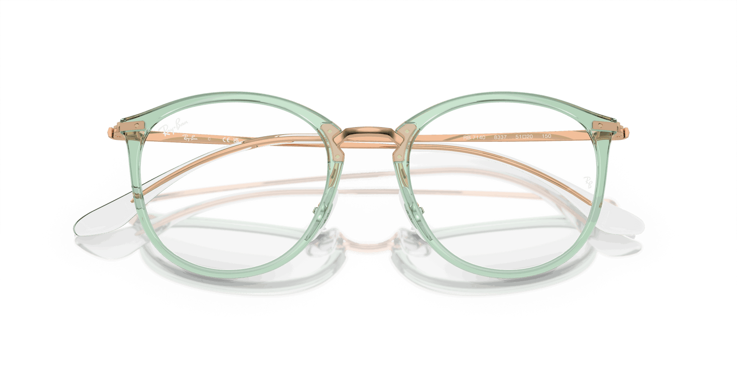 [Demo Lens Lenses, Polished Transparent Green Frame]