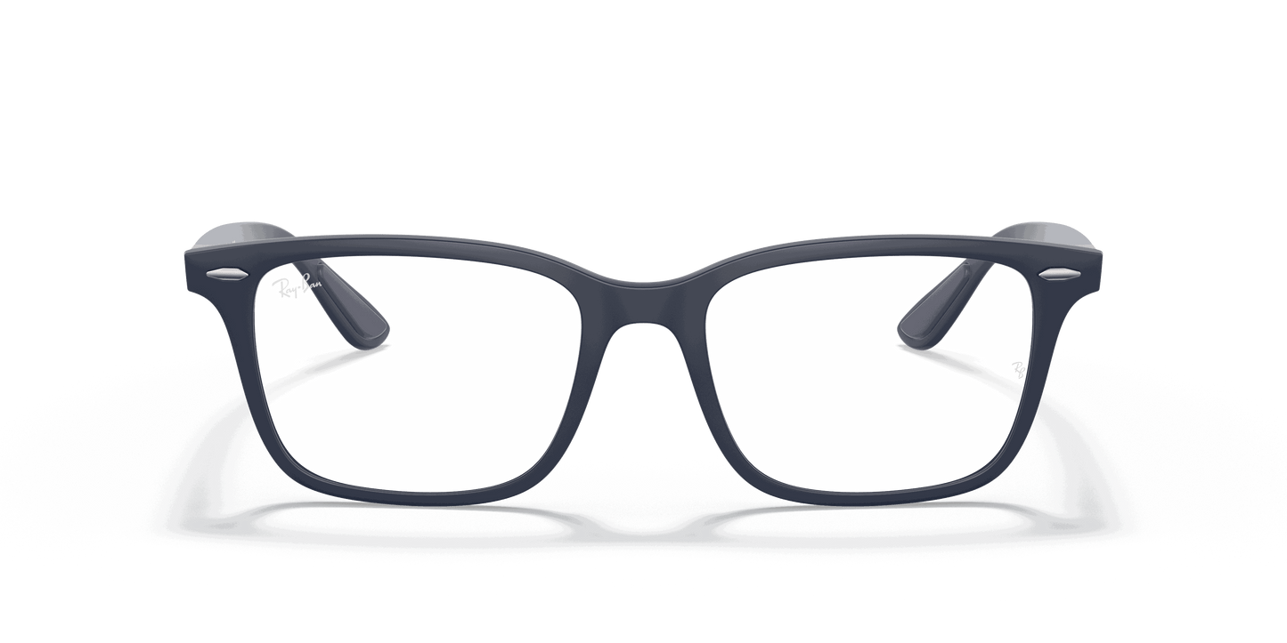 [Clear Lenses, Matte Dark Blue Frame]