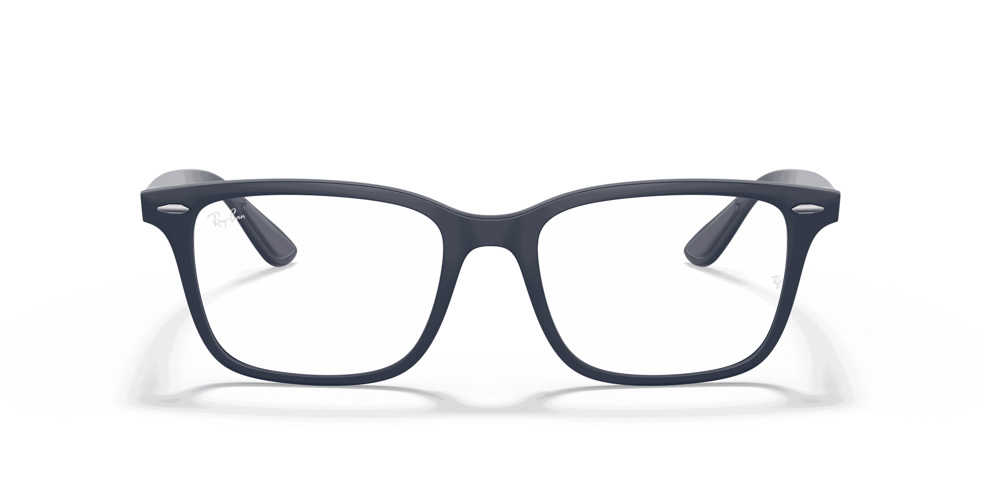 [Clear Lenses, Matte Dark Blue Frame]