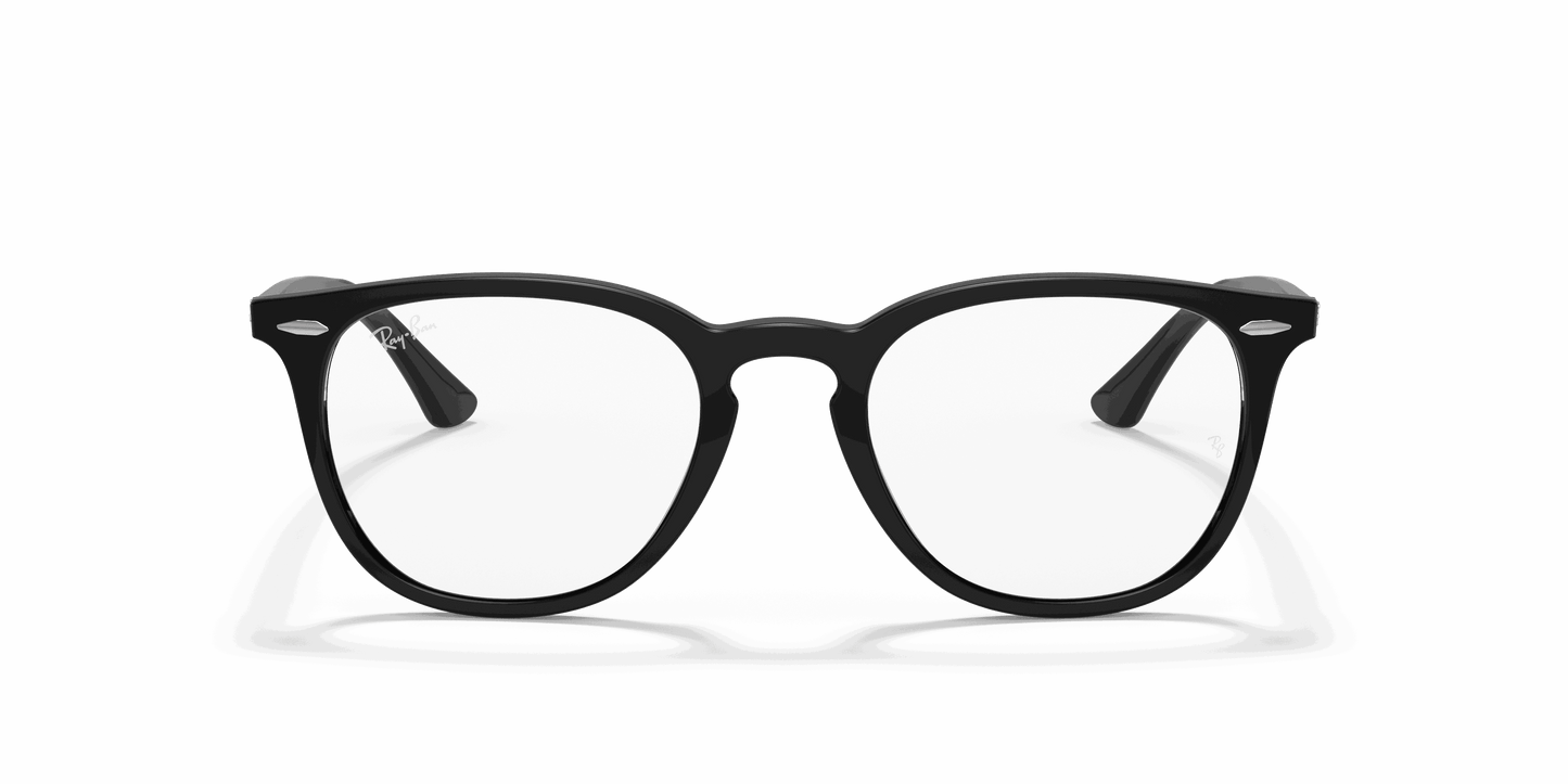 [Clear Lenses, Polished Black Frame]