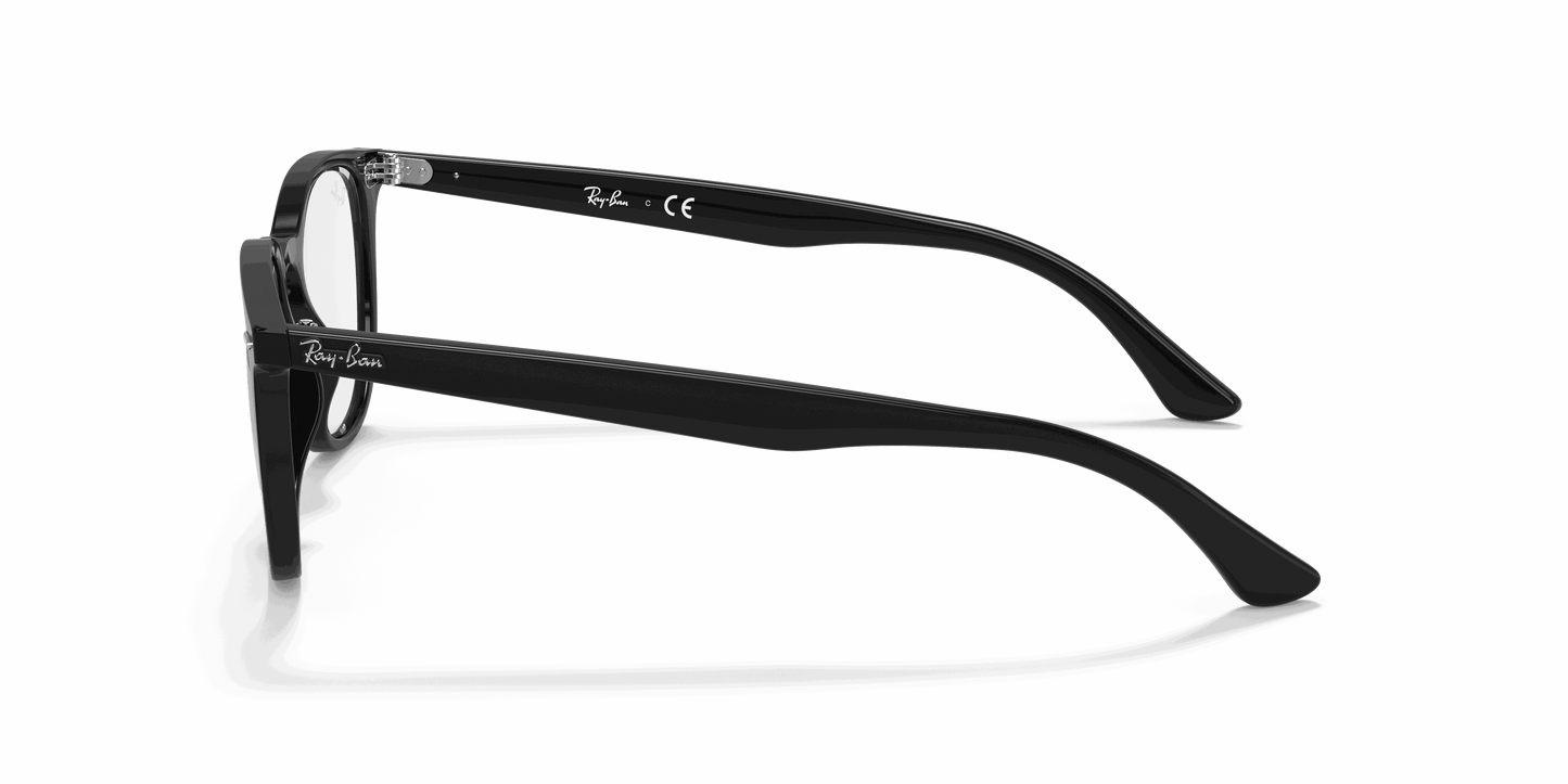[Clear Lenses, Polished Black Frame]