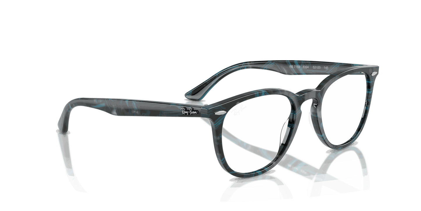 [Clear Lenses, Polished Transparent Fantasy Blue & Grey Frame]