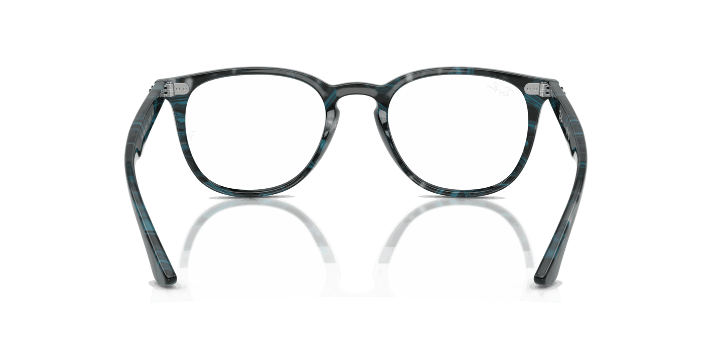 [Clear Lenses, Polished Transparent Fantasy Blue & Grey Frame]