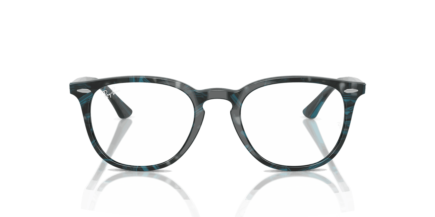 [Clear Lenses, Polished Transparent Fantasy Blue & Grey Frame]