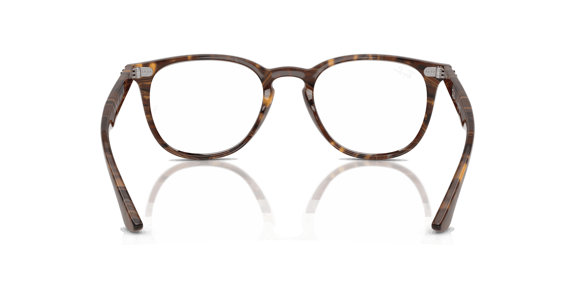 [Clear Lenses, Polished Transparent Fantasy Brown Yellow Frame]