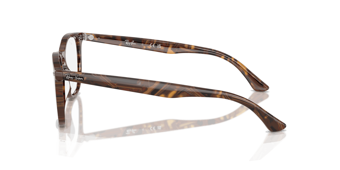 [Clear Lenses, Polished Transparent Fantasy Brown Yellow Frame]