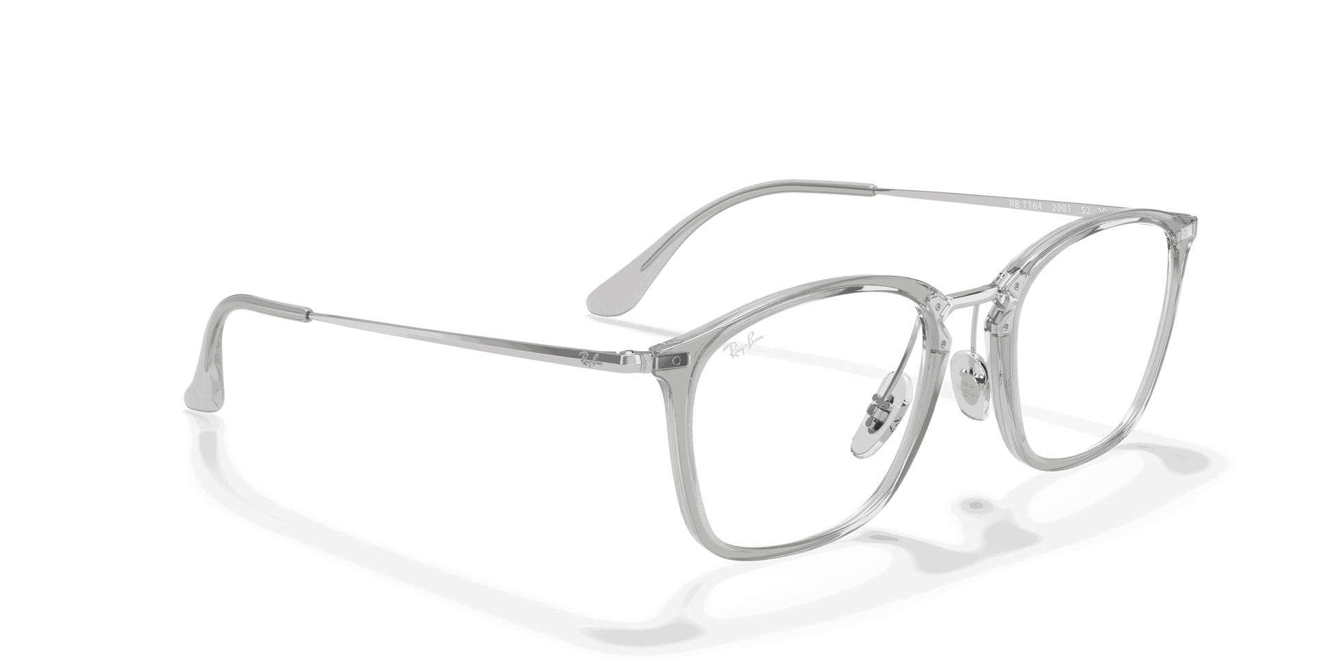 [Clear Lenses, Polished Transparent Frame]