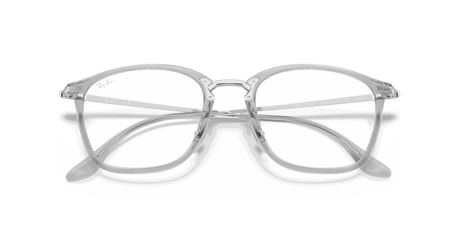 [Clear Lenses, Polished Transparent Frame]