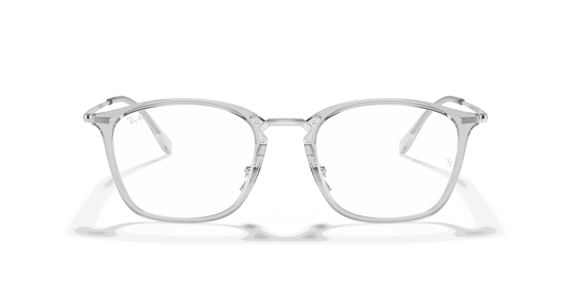 [Clear Lenses, Polished Transparent Frame]