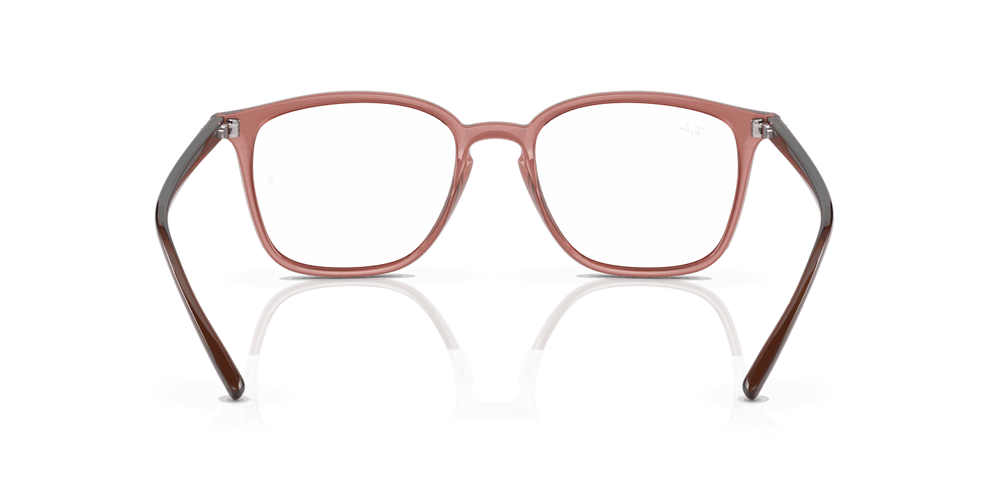 [Clear Lenses, Polished Transparent Light Brown Frame]