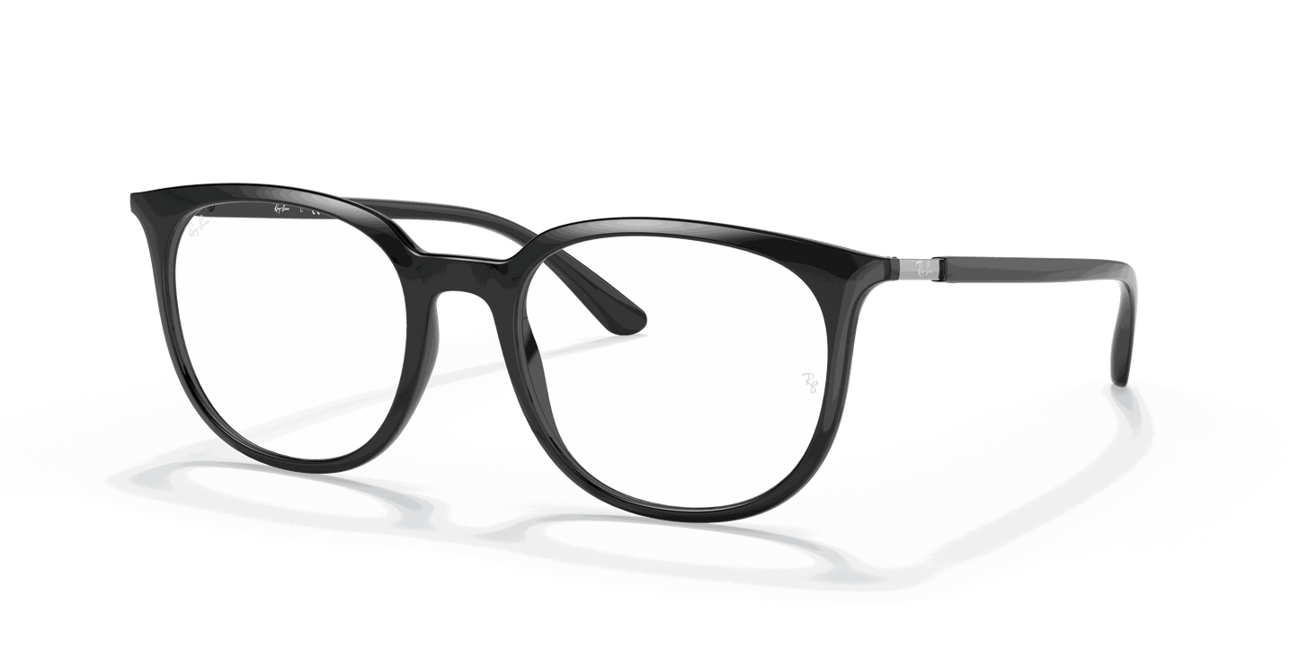 [Clear Lenses, Polished Black Frame]