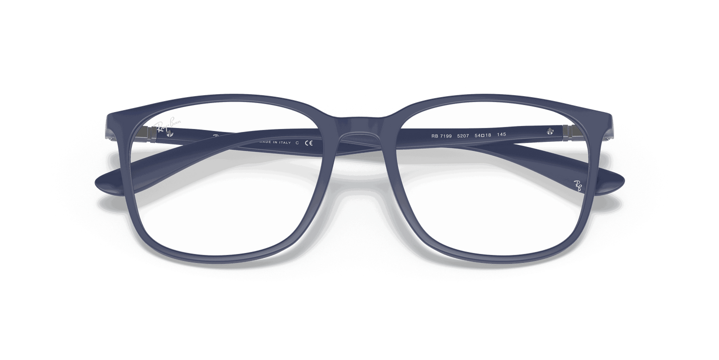 [Clear Lenses, Matte Dark Blue Frame]