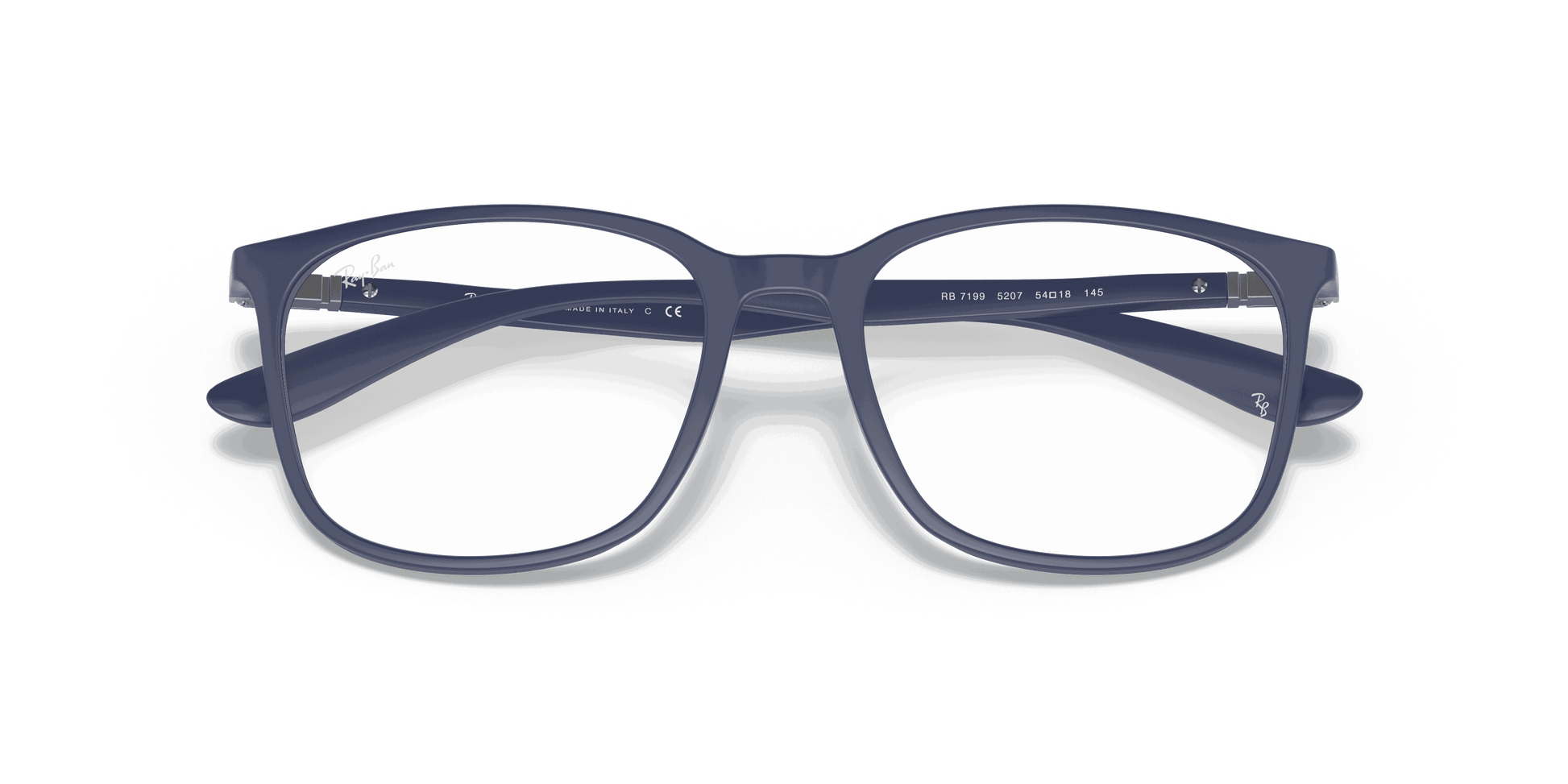 [Clear Lenses, Matte Dark Blue Frame]