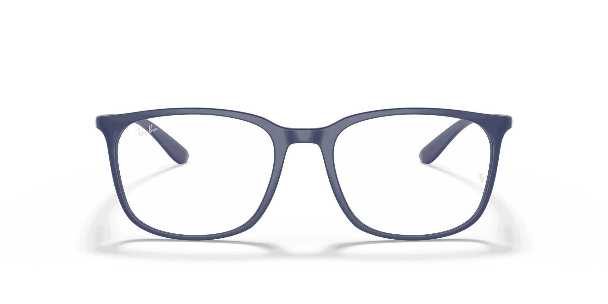 [Clear Lenses, Matte Dark Blue Frame]