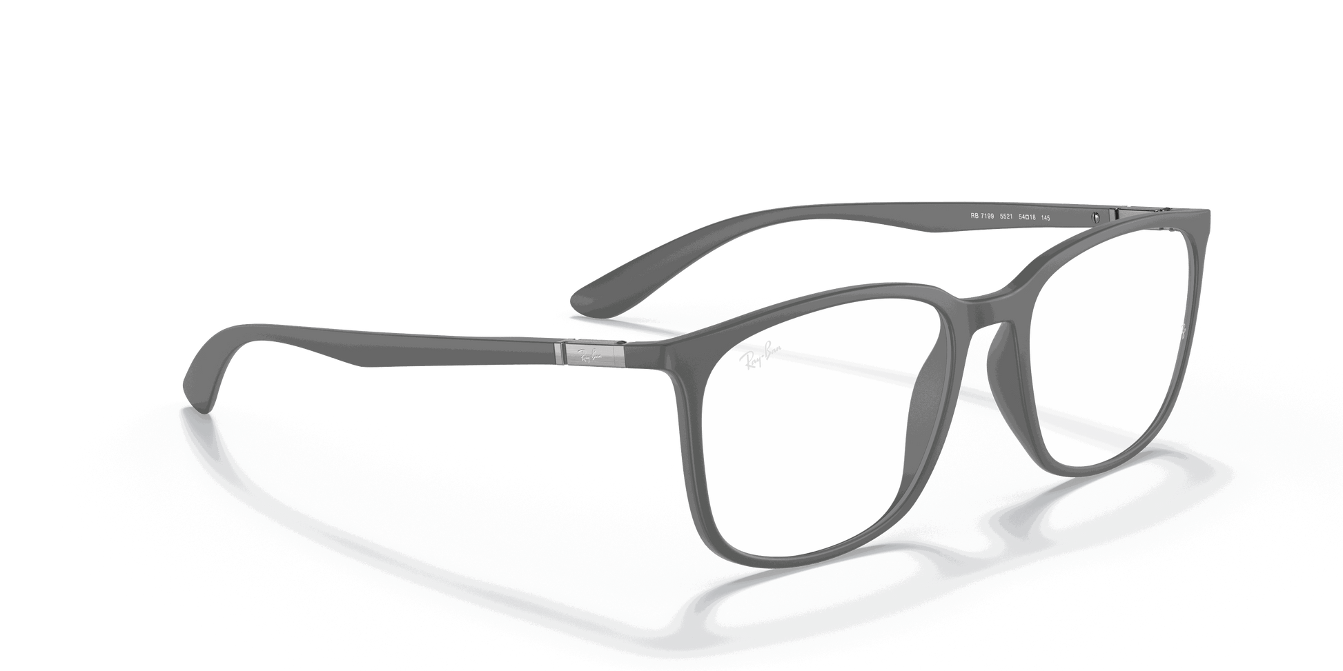 [Clear Lenses, Matte Grey Frame]