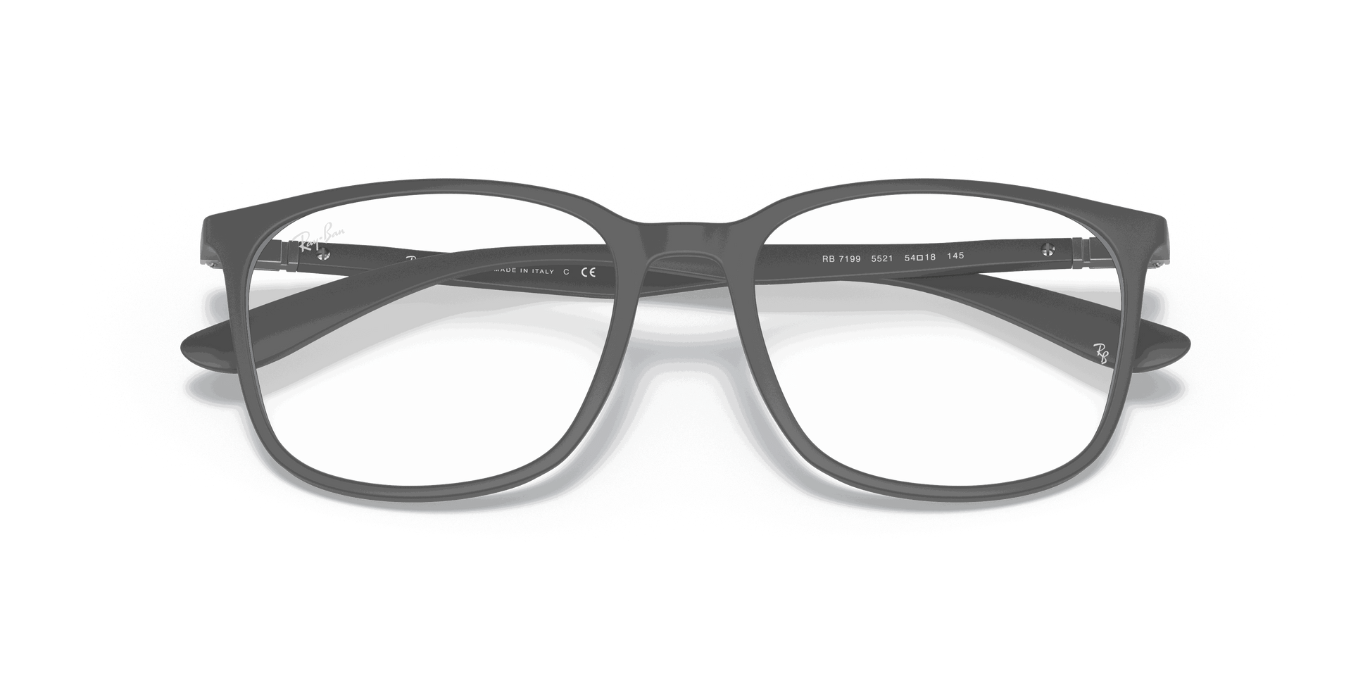 [Clear Lenses, Matte Grey Frame]