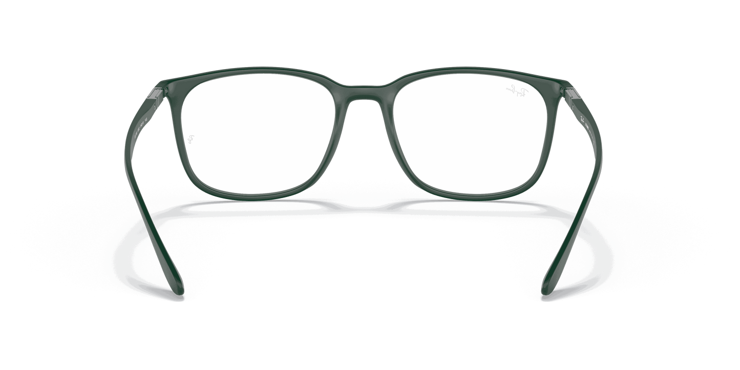 [Clear Lenses, Matte Green Frame]