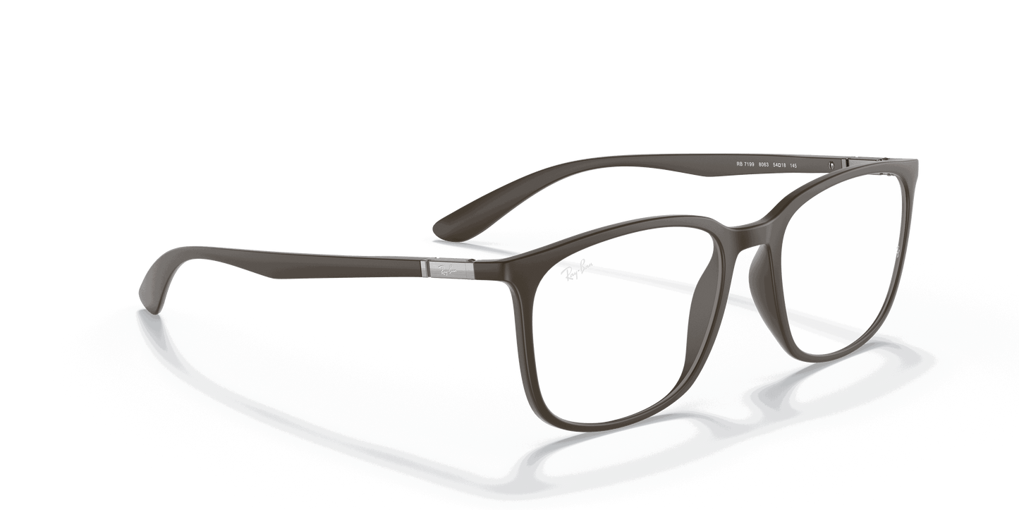 [Clear Lenses, Matte Brown Frame]